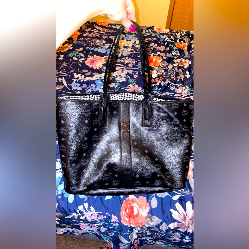 MCM reversible tote bag purse